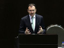 El secretario de Hacienda, Luis Videgaray Caso, compareció ante los diputados para explicar la reforma fiscal. EFE /