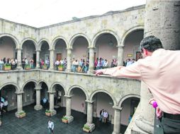Momentos de tensión se vivieron el jueves pasado, cuando la fracción de MC intentó dar un contrainforme. EL INFORMADOR /