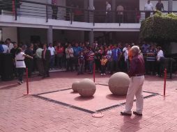 Los maestros sección 47 del SNTE buscaban diálogo con el secretario genera, Miguel Rodríguez; no fueron atendidos.  /