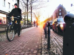 De paso. Bremen, Alemania, es uno de los primeros lugares por los que Roberto y Anika cruzaron en su viaje por el mundo.  /