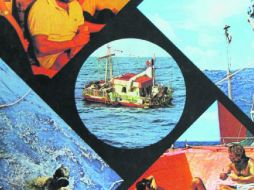 Travesía. En la balsa Acali, seis mujeres y cinco hombres permanecieron en el Atlántico por 101 días. ESPECIAL /