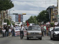Los maestros inconformes se comprometieron a interferir en los festejos por la Independencia. EL INFORMADOR /