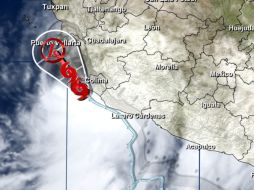 La Conagua se mantiene en constante monitoreo de la tormenta ''Manuel''. TOMADA DE @conagua_clima  /