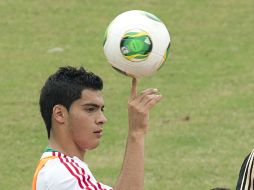 Hécto Raúl Jiménez confía en el trabajo de Vucetich al frente de la selección mexicana. ARCHIVO /