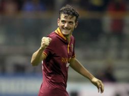 Florenzi festeja el tanto con el que colaboró para su equipo. AP /