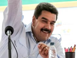 Nicolás Maduro que apoya las gestiones de Putin para garantizar la paz en Siria. EFE /