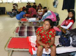 Autoridades habilitan albergues temporales para los damnificados. ARCHIVO /