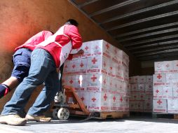 La Cruz Roja Mexicana abrió centros de acopio para ayudar a las comunidades afectadas por el paso del ''Manuel'' e ''Ingrid''. NTX /
