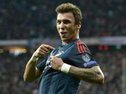 Mario Manzukic anota el segundo gol para el conjunto alemán. AFP /
