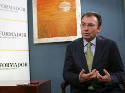 El Secretario de Hacienda Luis Videgaray indica que el proyecto es uno de los compromisos del Presidente Peña Nieto.  /
