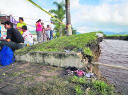 La crecida del Río Tamazula afectó un parque lineal situado en las márgenes de la población del mismo nombre. EL INFORMADOR /