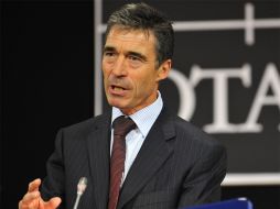 Anders Fogh Rasmussen, dijo que la opción de una intervención militar en Siria debe seguir sobre la mesa ARCHIVO /