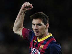 Lionel Messi aprovecha el momento y se luce con ''triplete''. AFP /