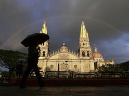 El arcoiris adornó el cielo de la ciudad; Las precipitaciones están causando daños en la mayoría del país. E. PACHECO  /