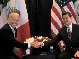 Joseph Biden, vicepresidente de Estados Unidos, tiene previsto entrevistarse con el Presidente Enrique Peña Nieto. ARCHIVO /