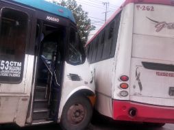 El accidente ocurrió poco antes de las 10:00 horas.  /