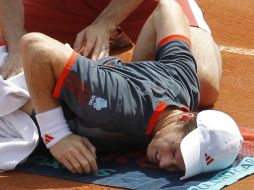 Desde Roma, Andy no ha podido mostrarse por esta molestia. AP /