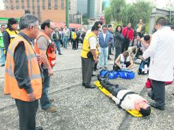 Durante el macrosimulacro en la capital, se recordó a las víctimas del terremoto ocurrido el 19 de septiembre de 1985. NTX /