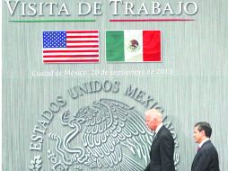 Los funcionarios afirmaron que la relación bilateral irá más allá de los temas de seguridad. EFE /