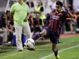 Pedro fue el jugador destacado para el Barcelona, con sus tres anotaciones. EFE /