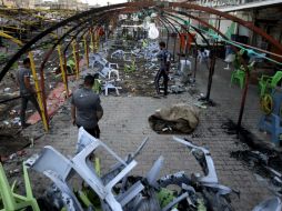 La explosión tuvo lugar en el barrio de Al Dura, de mayoría suní y situado en el sur de la capital. AP /