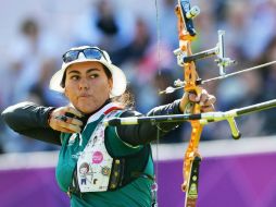Alejandra Valencia tuvo un cerrado resultado que no le permitió obtener la medalla de bronce en la Copa del Mundo de París. ARCHIVO /
