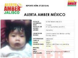 Imagen de la alerta. ESPECIAL /