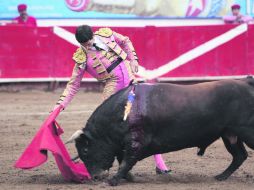 Los novilleros que vieron acción ayer en la Nuevo Progreso, como el español Raúl Cámara “Cañero”, mostraron ímpetu EL INFORMADOR /