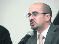 Ismael del Toro, ofreció una conferencia de prensa para dar a conocer las opciones que propone en materia de transporte masivo. EL INFORMADOR /