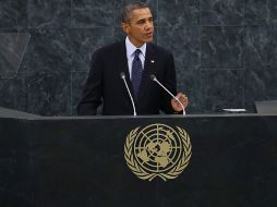 Barack Obama interviene ante la Asamblea General de la ONU. AFP /