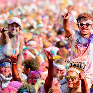 Una carrera de colores