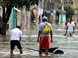 Las lluvias alcanzaron 116.2 milímetros de agua en algunas zonas. AFP /
