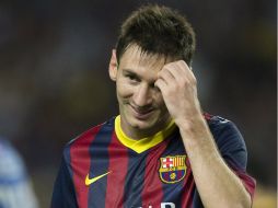 La estrella del Barcelona tendrá que suspender un momento su actividad en la cancha. EFE /