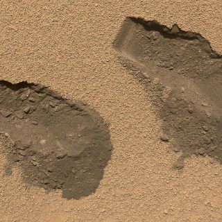 Moléculas de agua en Marte