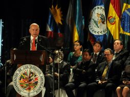 Insulza se pronuncia por la incorporación de mandatos a la OEA sin agregar nuevos recursos a su presupuesto regular. ARCHIVO /