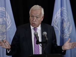 El ministro español de Exteriores, durante la sesión 68 de la Asamblea General de Naciones Unidas. EFE /