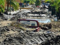 Varias localidades de Guerrero resultaron afectadas por el paso de la tormenta ''Manuel''. ARCHIVO /