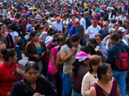 Maestros y simpatizantes con el movimiento se reunieron en Chiapas y Puebla para marchar contra la Reforma Educativa. ARCHIVO /