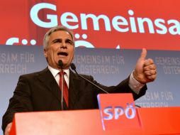 El canciller austriaco y principal candidato del partido Socialdemócrata Werner Faymann. AP /