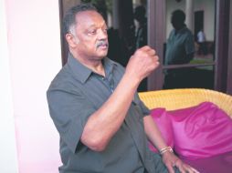 Jesse Jackson en el Hotel Nacional, en La Habana. AP /