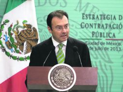 Luis Videgaray. La reforma hacendaria, propuesta por el Presidente Peña Nieto, ha generado comentarios a favor y en contra. ARCHIVO /