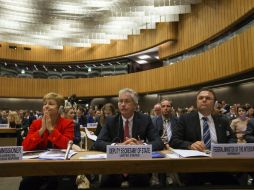 Reunión de la ONU con ministros de exteriores de Jordania, Irak, Líbano, y Turquía. EFE /