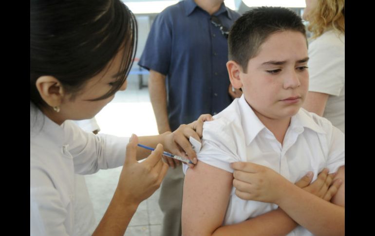 En todas las escuelas primarias se estará vacunando contra el sarampión, contra el tétanos, la influenza estacional y el VPH. ARCHIVO /