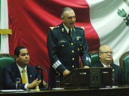 Cienfuegos sostiene que en las fuerzas armadas siempre habrá mexicanos dispuestos garantizar la seguridad a la sociedad. SUN /