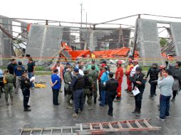 El derrumbe ocasionó la muerte de un menor de edad. ARCHIVO /