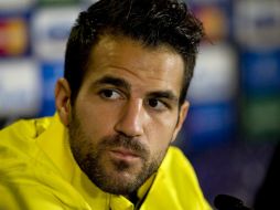 Fábregas dijo en conferencia de prensa, que Messi es el mejor jugador del mundo y se echará de menos su talento. EFE /