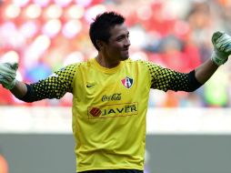 Miguel Pinto es elegido como el más destacado jugador de los rojinegros. MEXSPORT /