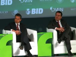 El presidente Enrique Peña Nieto asistió a la inauguración del Foro Interamericano de la Microempresa, en la Expo Guadalajara.  /