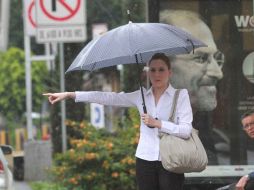 El Servicio Meteorológico Nacional prevé intervalos de chubascos con tormentas fuertes en el Estado. ARCHIVO /