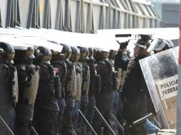 La presencia de elementos de seguridad de la a nivel Federal aumentó para el control de acceso. ARCHIVO /